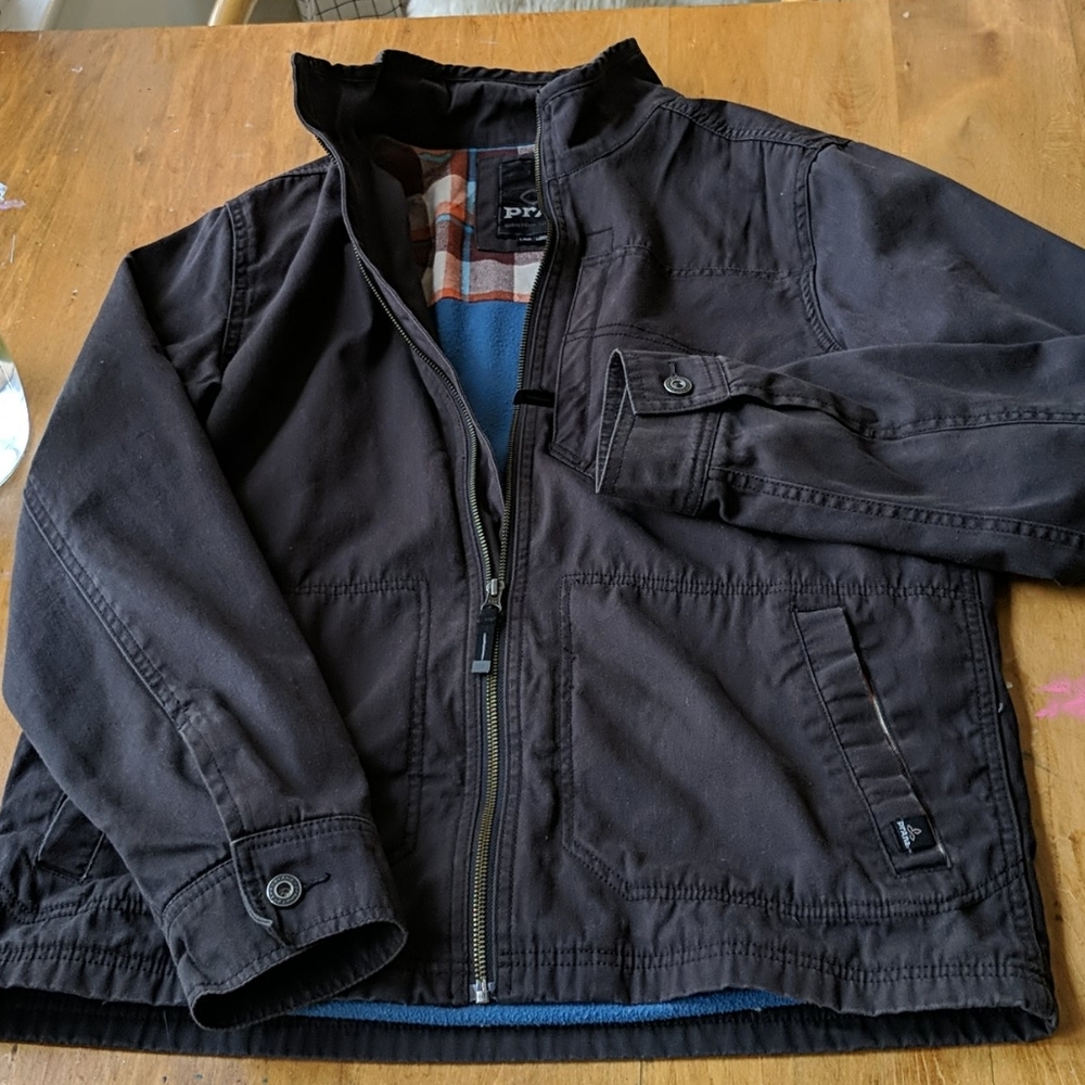 Prana Rawkus Jacket in Charcoal - Fleece lined!